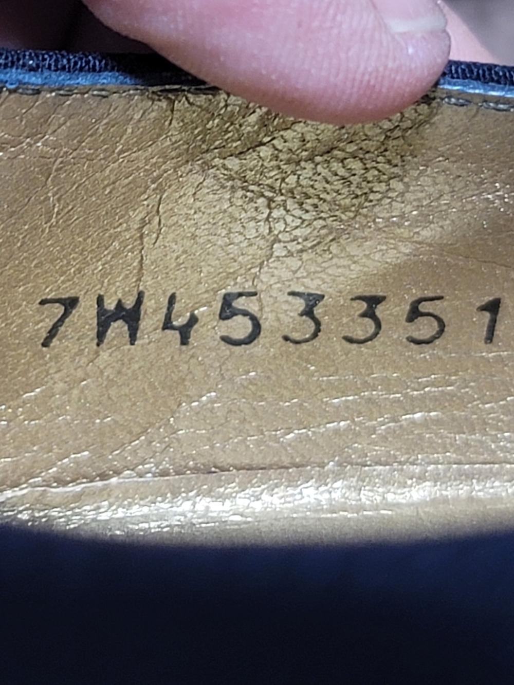 Stuart Weitzman Navy Blue Satin Square Toe Pumps, Size 7.5 B - Picture 8 of 10